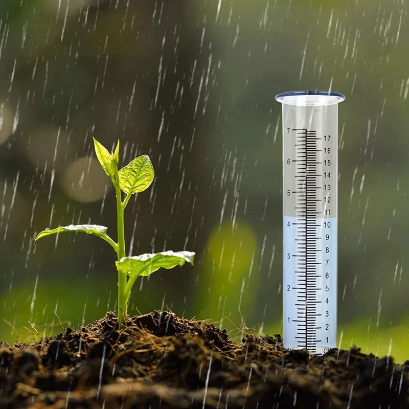 Пластиковый дождемер 2 шт. сменная труба с емкостью 7 дюймов для сада двора