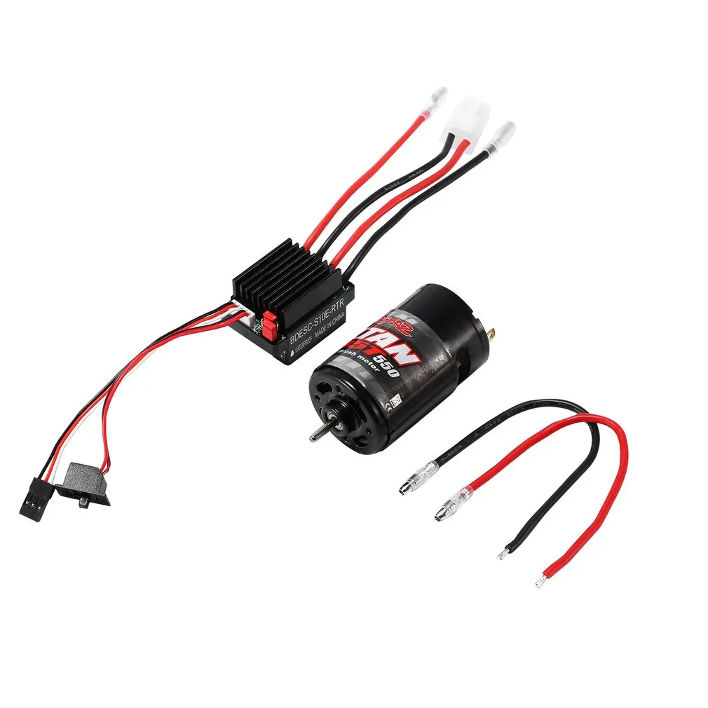 

Щеточный мотор 320A ESC 550, 12T, 21T, 29T, 35T для 1:10 Axial SCX10 AXI03007 90046 Traxxas TRX4 TRX6, детали для радиоуправляемого гусеничного автомобиля, лодки