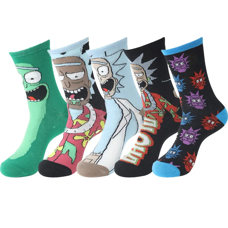 

Anime Rick and Morti Casual socks Cartoon Character Unisex Hip Hop Comfortable Sock Direct Selling