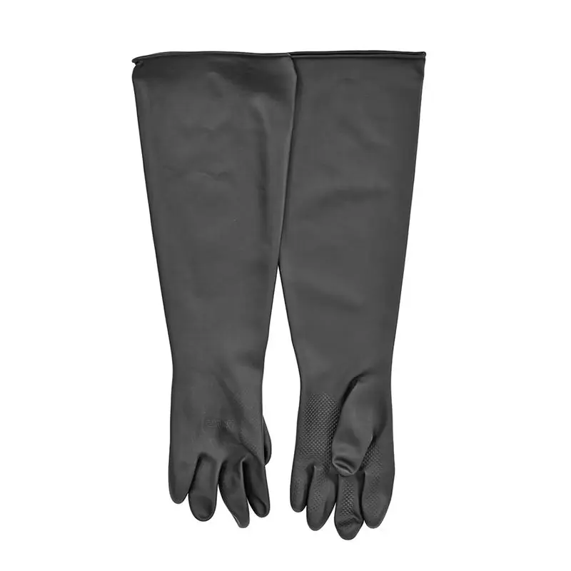 Фото Перчатки для пескоструйной обработки Blast Rubber, 60 см, черные, прочные, для пескоструйных аппаратов и камер, запчасти для пескоструйщиков №2