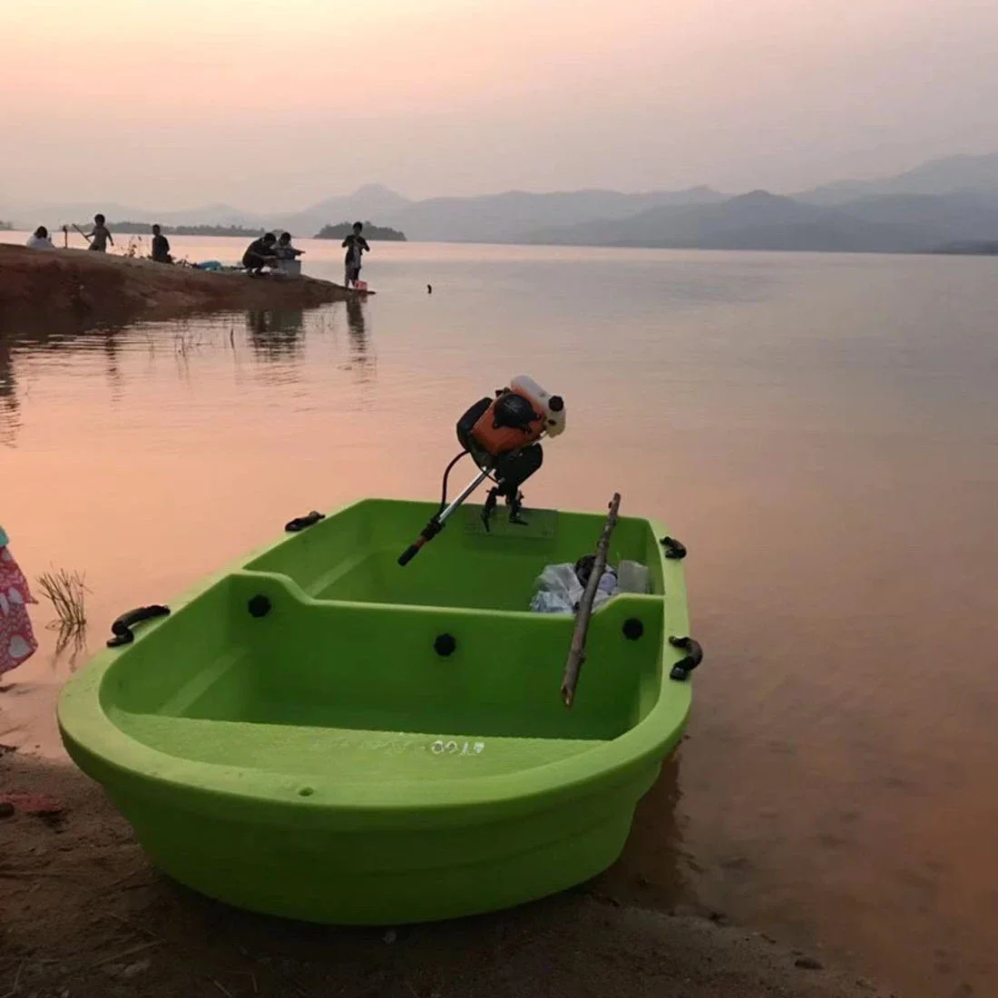 Складная двухслойная пластиковая портативная лодка для сращивания