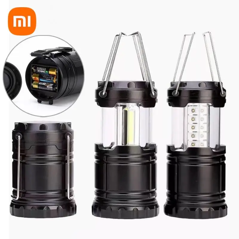 

Светодиодные фонари XIAOMI на батарейках для кемпинга, портативный складной светильник для палатки, водонепроницаемый Аварийный Рабочий свет...