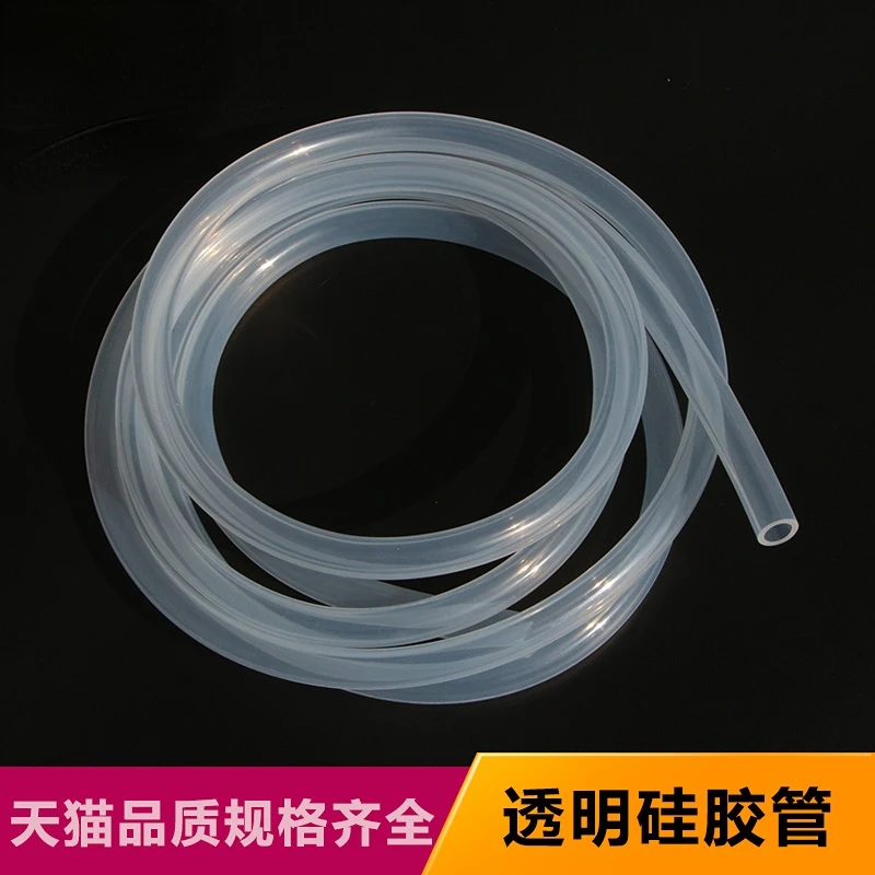 

10M/lot 2x4mm 3x5 3x6 4x6 4x7 4x8 5x7 5*8 6x8 6x9 6x10 8x10 8x12mm food grade tasteless clear Silicone Tube Hose Pipe