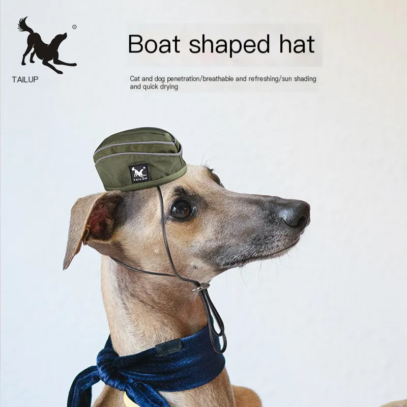 

Puppy boat hat fashion cat hat creative puppy adjustable headgear pet supplies