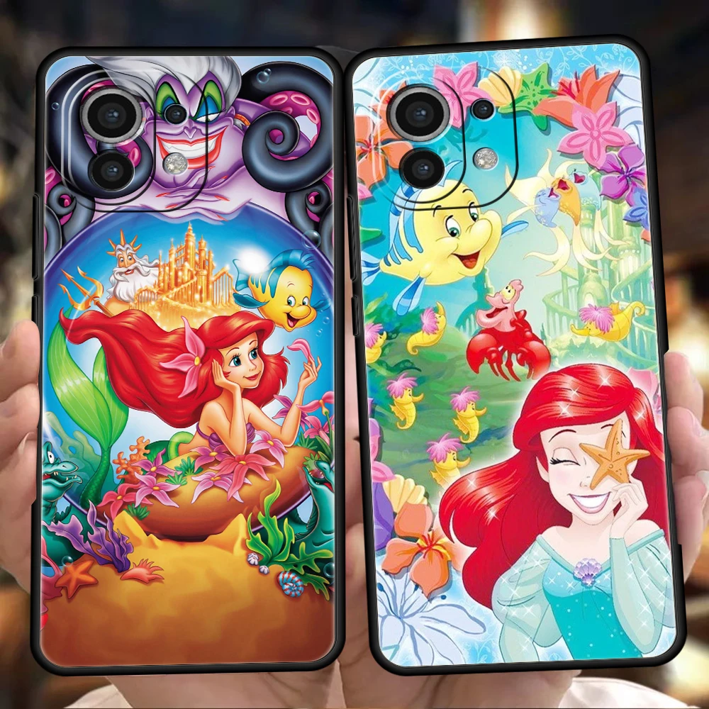 

BANDAI чехол для телефона с маленькой русалочкой для Xiaomi Poco F3 X3 X4 GT NFC M3 M4 Mi 12 9T 11 Ultra 11X 11i Note 10T Pro Lite