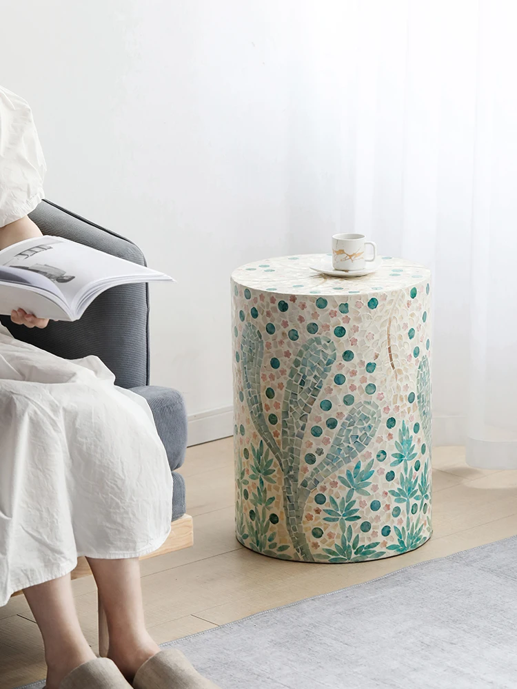 

Круглые журнальные столики в скандинавском стиле, мебель для библиотеки, письменные столы для гостиной, дивана, боковой чайный столик, спал...