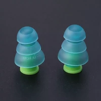 1 pair silicone earplugs noise cancelling reusable ear plugs hearing protection