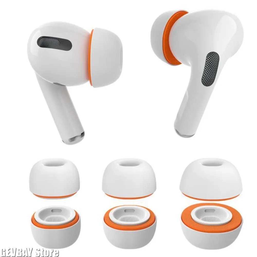 Сменные амбушюры из пены с эффектом памяти для AirPods Pro 12, 3 пары, удобные губчатые насадки для наушников (art.: 3920d4eaf4ce3) - 3920d4eaf4ce3