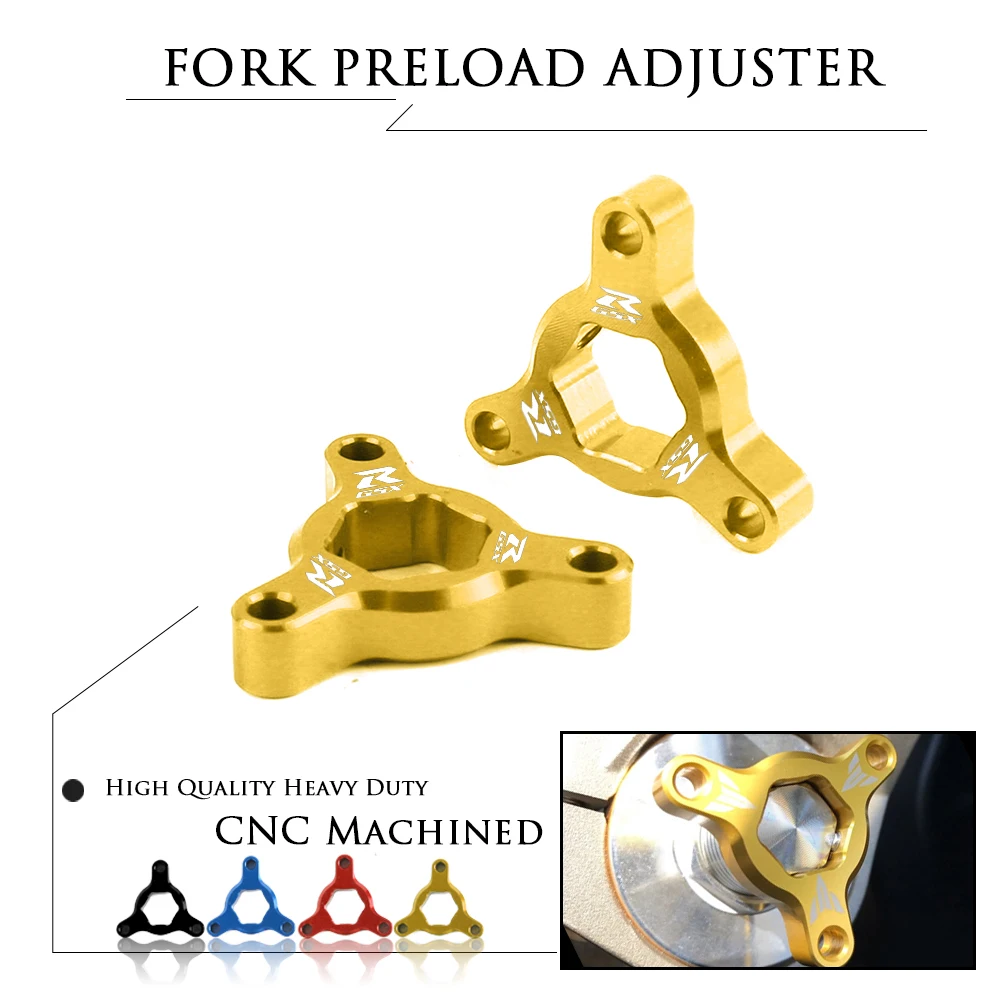 

14MM for SUZUKI GSXR1000 GSX-R1000 B-KING BKING SV1000 SV1000S Motorcycle 14mm CNC Aluminum Suspension Fork Preload Adjusters