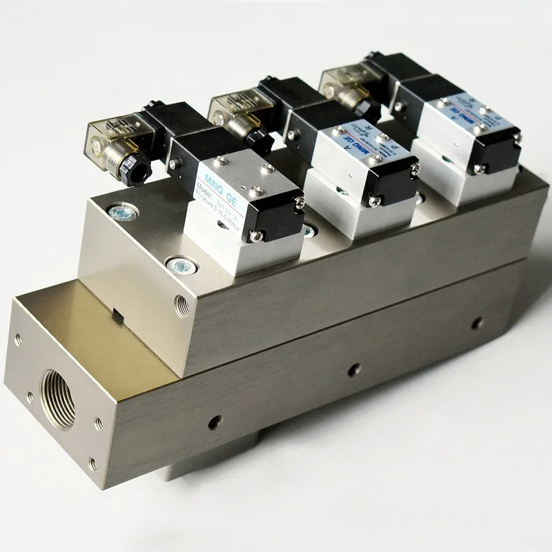 

MGPC High Pressure Valve Combination PET Bottle Blow Machine Solenoid Valve Manifold Unit Manifolds Water Solenoid Valve