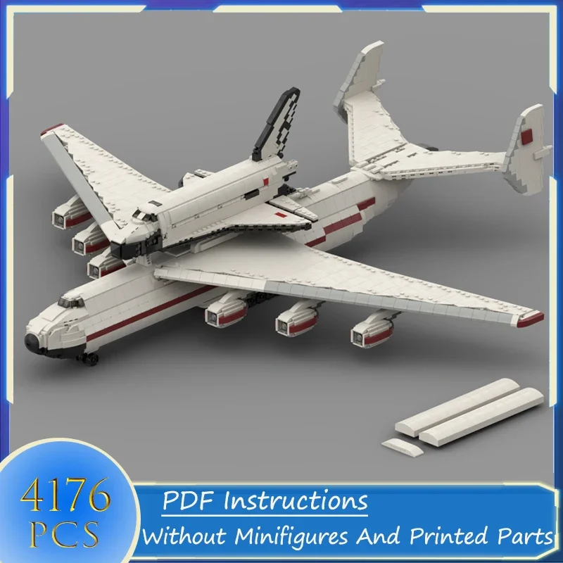 Конструктор Военной Серии AN-225 самолет масштаб 1:110 космический корабль модель