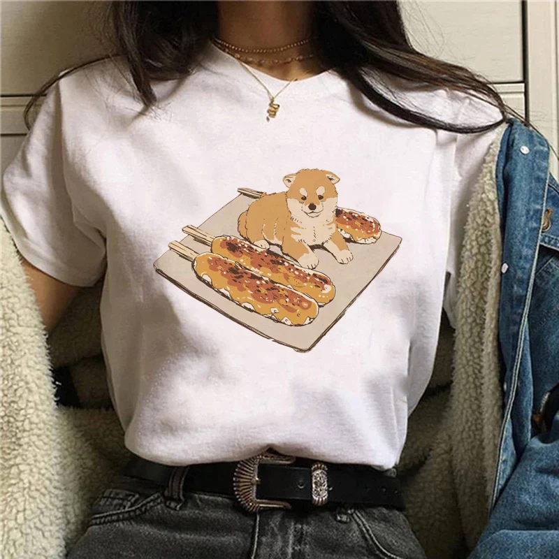 

Cute Top Short Sleeve 2023 Leisure Funny T-shirt Women's Fashion T-shirt Summer Women's T Women's Cartoon Print T-shirt.