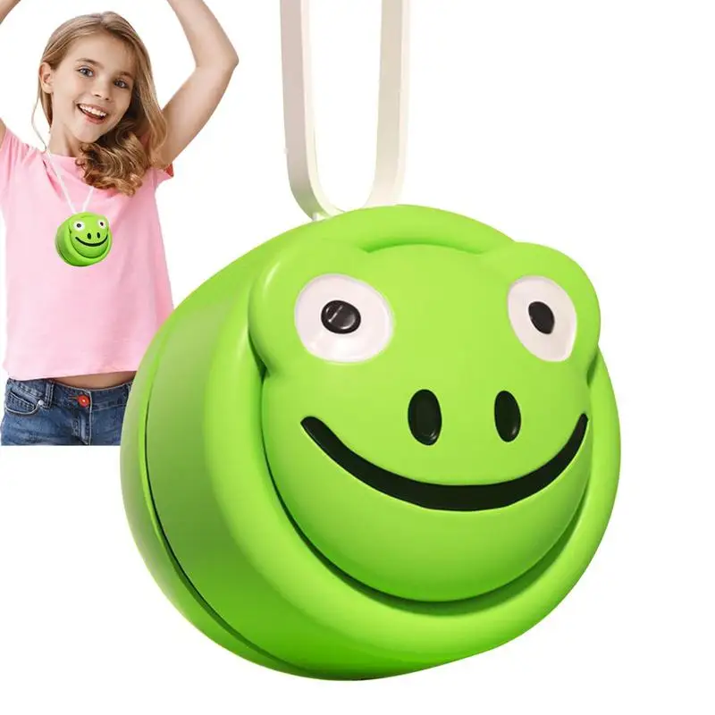 

Personal Neck Fan For Kids Mini Bladeless Fan Rechargeable With 3 Adjustable Settings Portable Animal Shape Lanyard Fan For Home