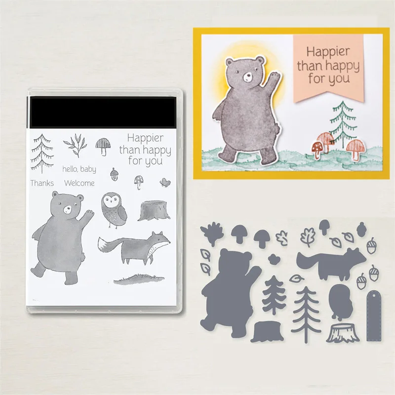 

WELCOME Metal Cutting Dies And Silicone Stamps For Decorating Diary Ideas Greeting Cards Embossing Handmade Scrapbooking New