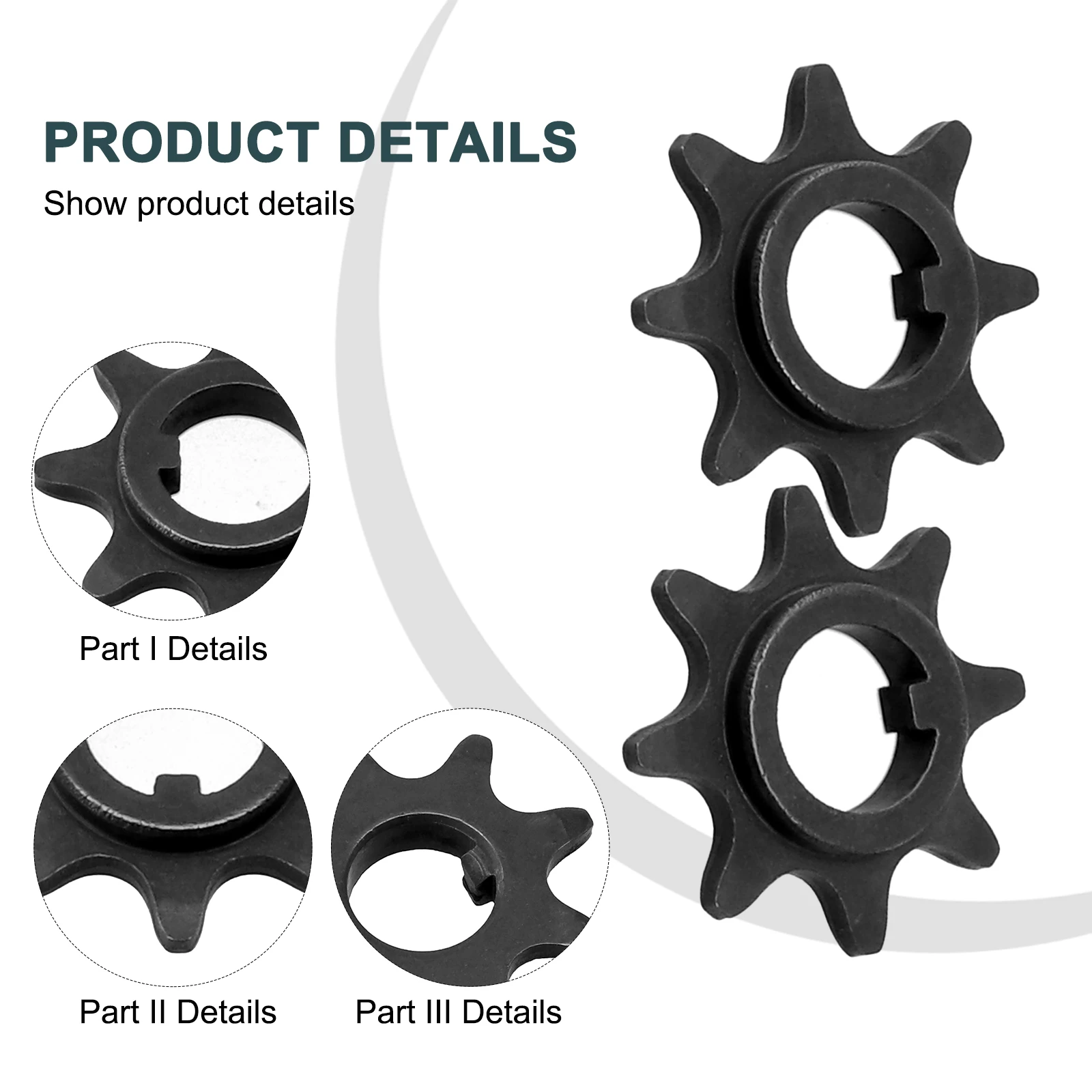 Звездочки Запчасти 2 шт. звездочки сменные инструменты 5140010-81 черные для
