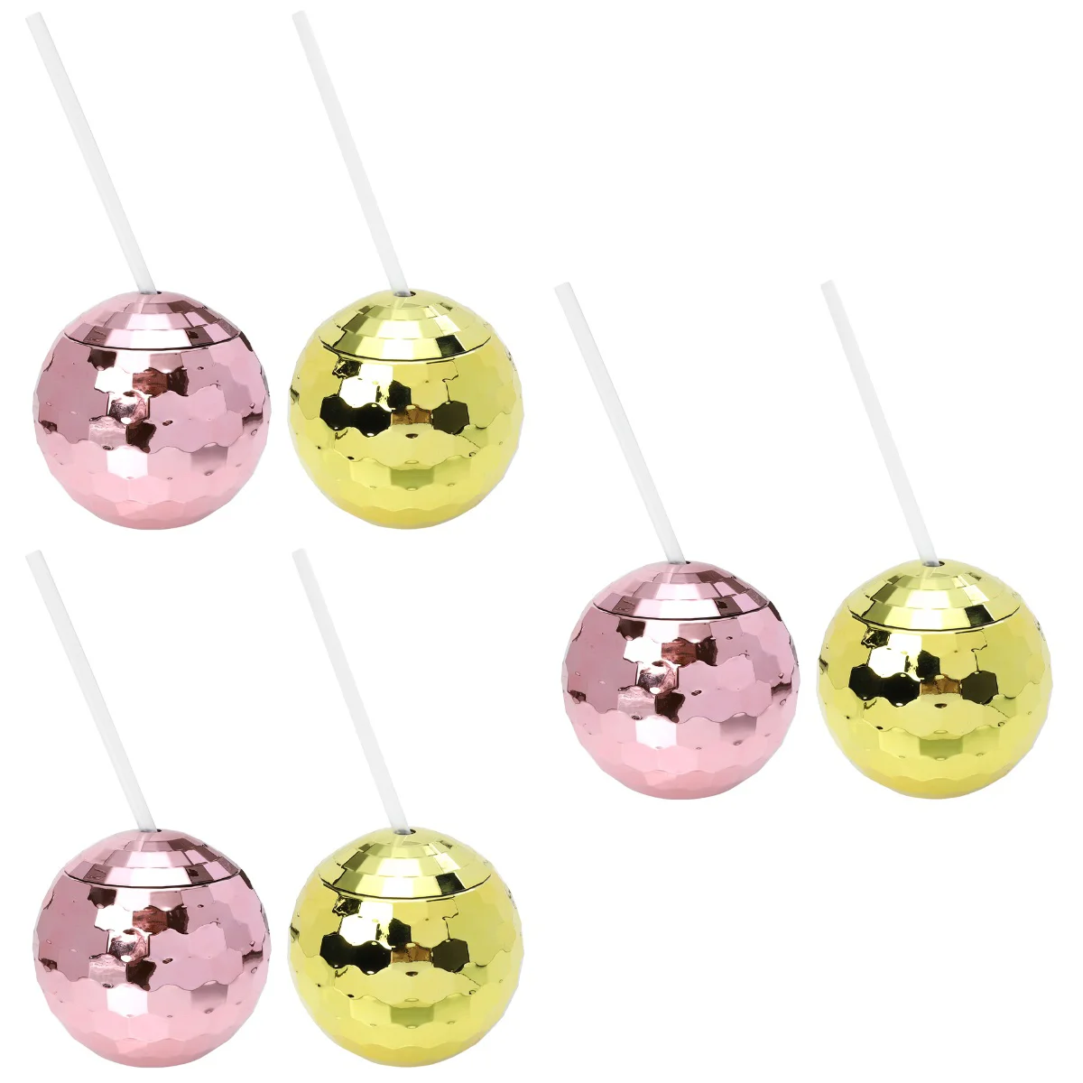 

Cup Disco Cups Party Drinking Glittering Shaped Nightclub Bar Tea Bottle Syrup Bachelorette Decorations Tumblers 1970S Mini