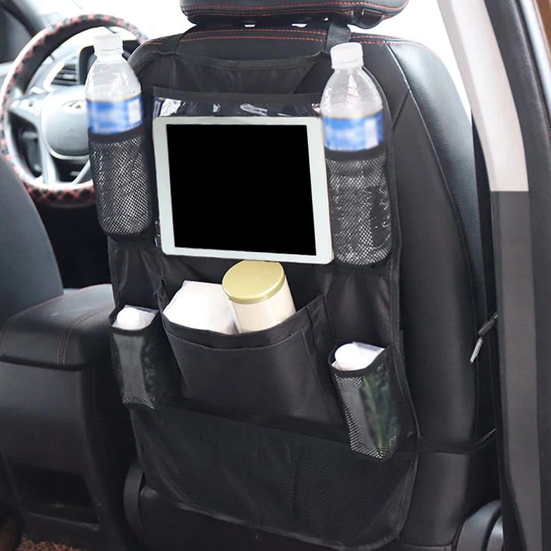 

60x40cm Waterproof Multi-Pocket Car Organizer Car Auto Phone Pocket Pouch Car Back Seat Organizer Protector Hanging Storage Bag