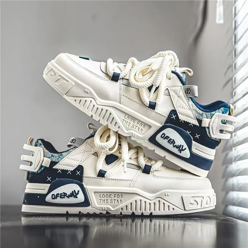 Обувь для мужчин Теннис Хлеб Хип-хоп Панк скейтборда Модные мужские кроссовки