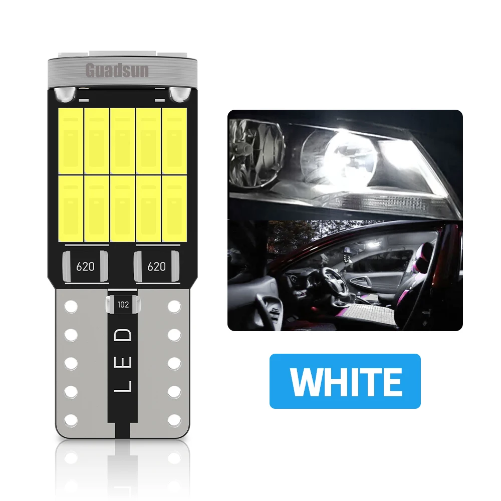 

Лампа для чтения автомобиля, 2x W5W T10 194 Canbus без ошибок 4014 SMD, 6000 К, 12 В