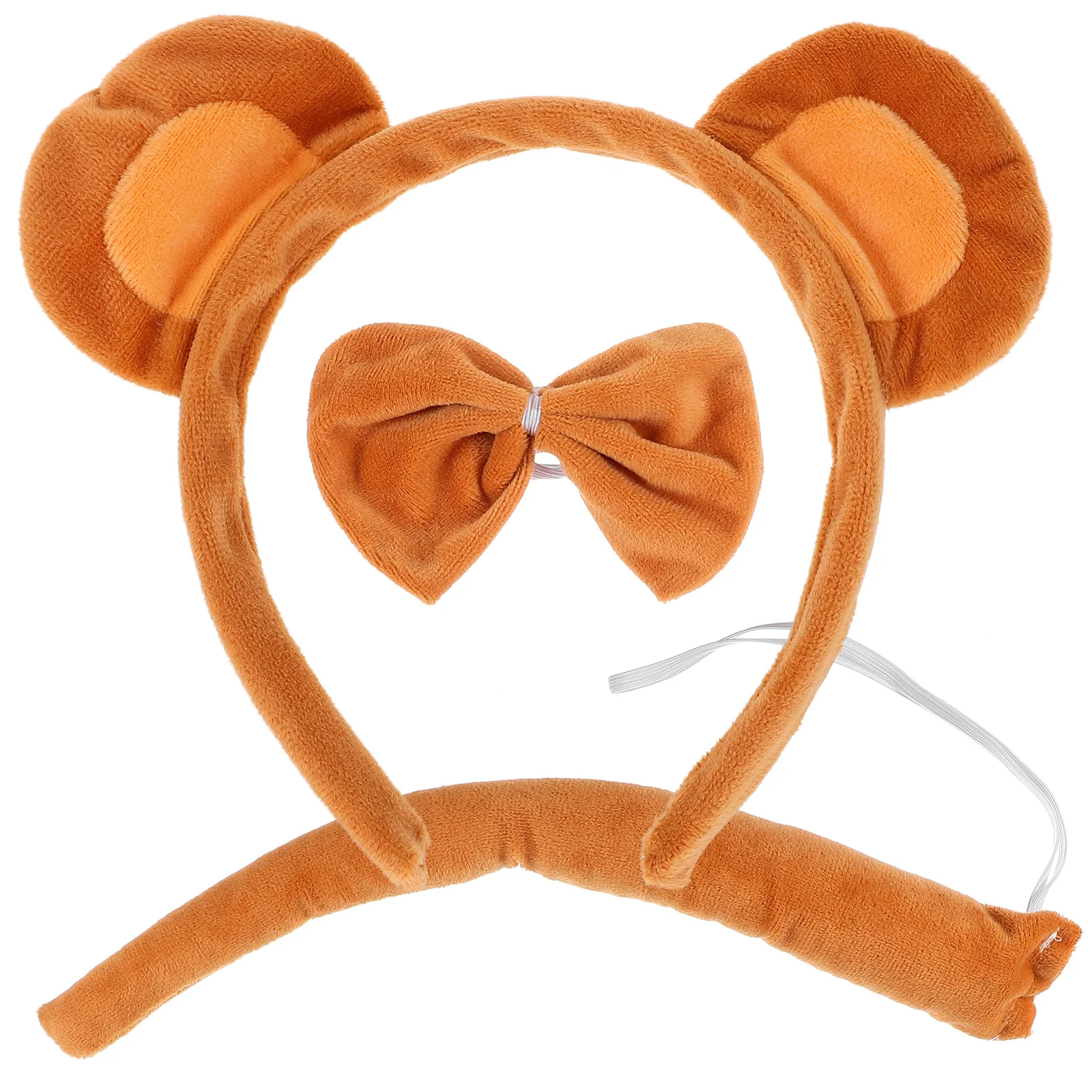 

1 Set Cosplay Monkey Costume Monkey Ears Headband Animal Tail Bowtie Cute Headband