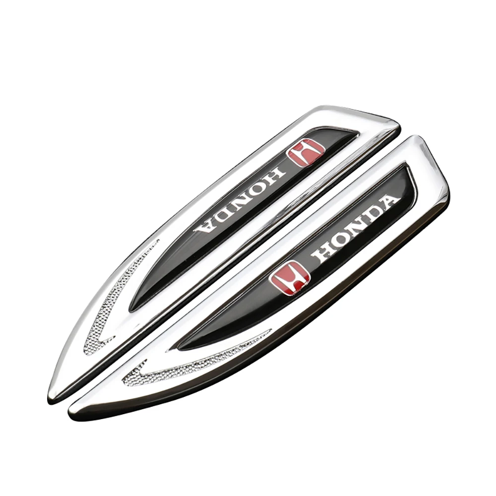 

Авто металлический логотип, наклейки на боковую решетку автомобиля, наклейка, декоративные аксессуары для Honda Civic XR-V HR-V City Accord Odyssey Spirior CRV