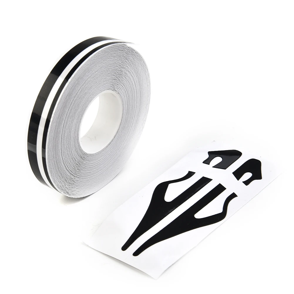 

2pcs Auto Car Sticker Black Pin Striping Stripe Vinyl Tape Decals Stickers For Car Motorcycle Declas Accessrioes