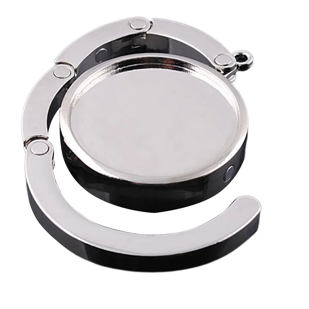 

1pc Fashion Bag Holder Handbag Hanger Folding Hook Holder Portable Key Ring Rack Table Hook Hardware Travel Outdoor Storage✅