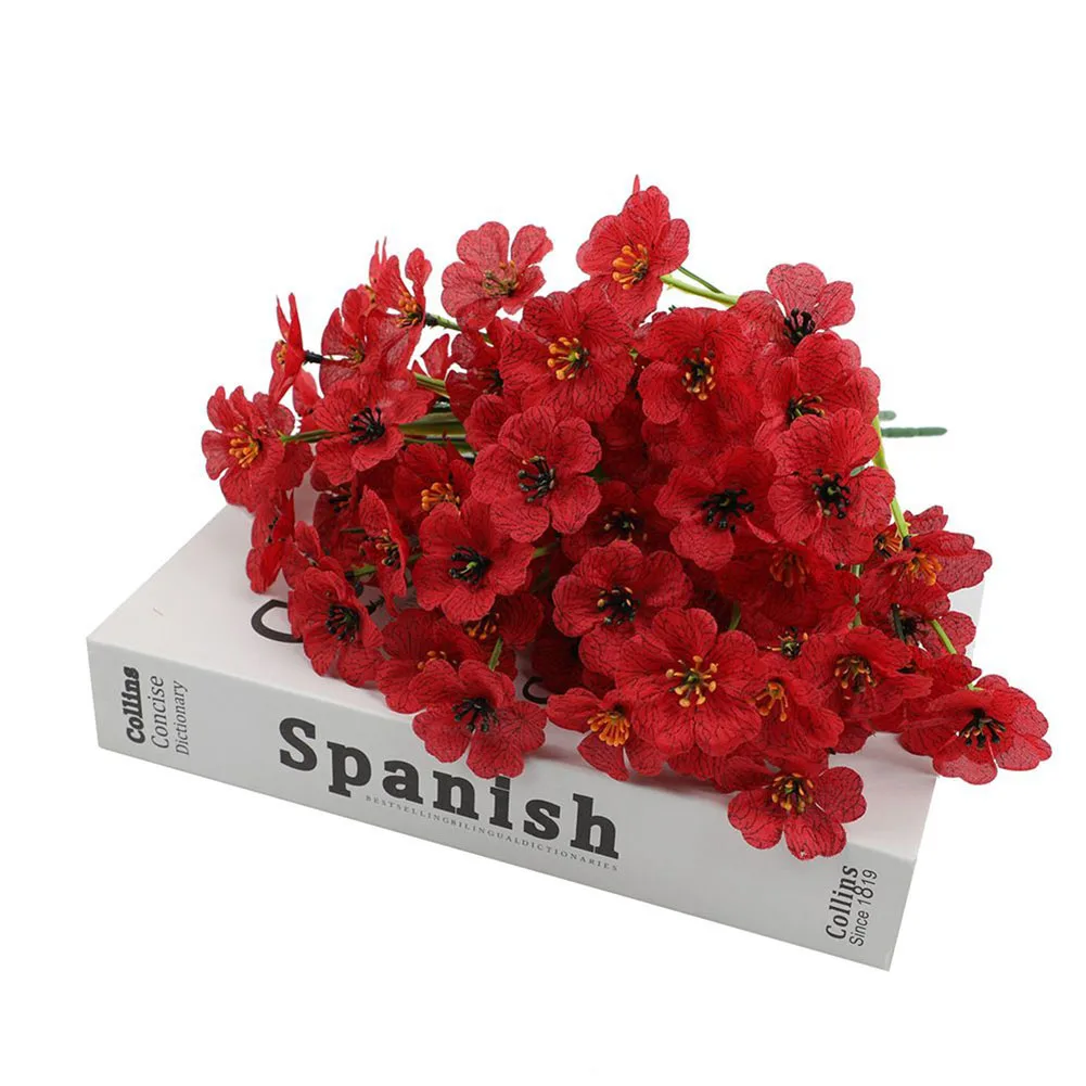 

Floral Décor Artificial Flowers Home Outdoor 31cm DIY Fake Flowers Garden Multi Color Plastic Plants Birthdays