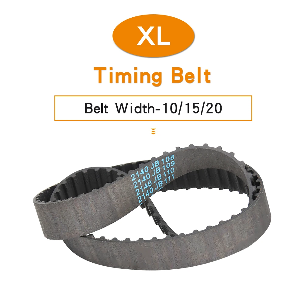 

XL Toothed Belt 194XL/196XL/198XL/200XL/202XL/204XL/206XL/208XL/210XL/212XL/214XL Closed Loop Rubber Belts Width 10/15/20 mm