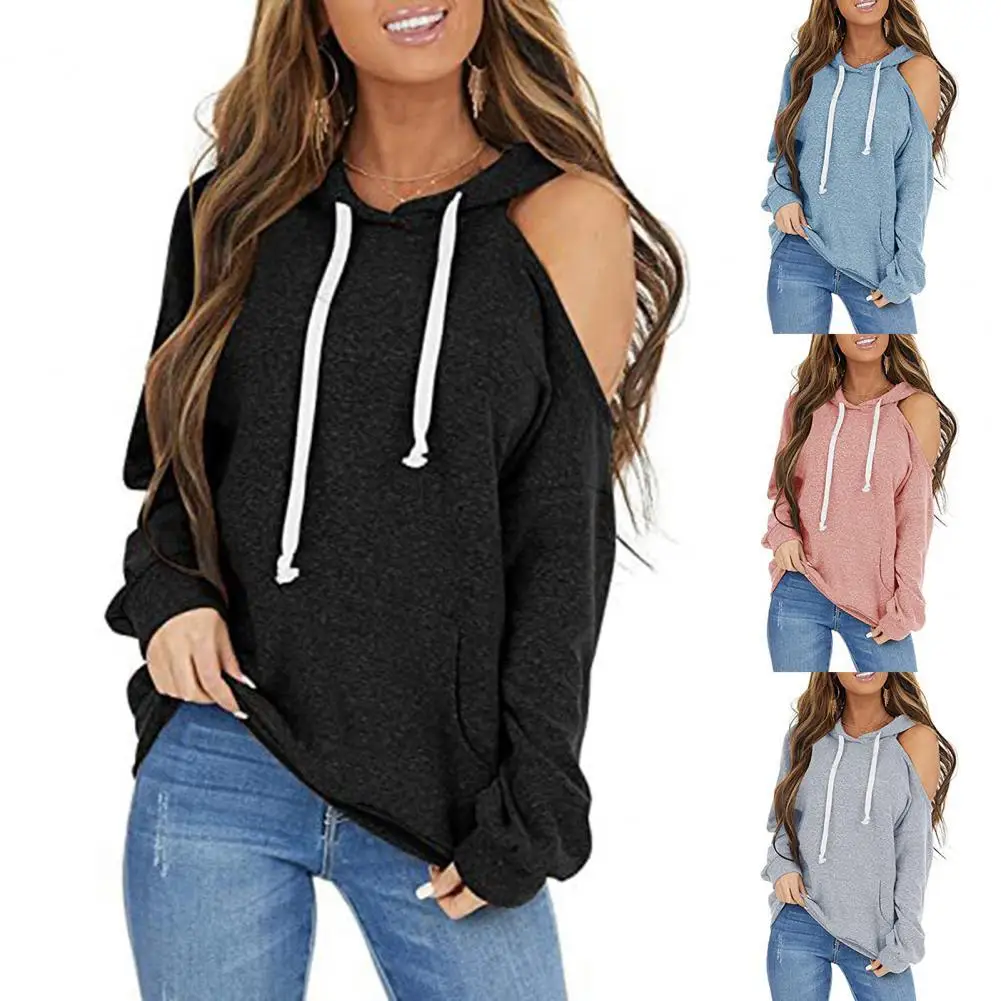 

Popular Autumn Hoodies Pocket Top Pocket Drawstring Long Sleeve Sweatshirt Casual Sweatshirt Elegant Pullover