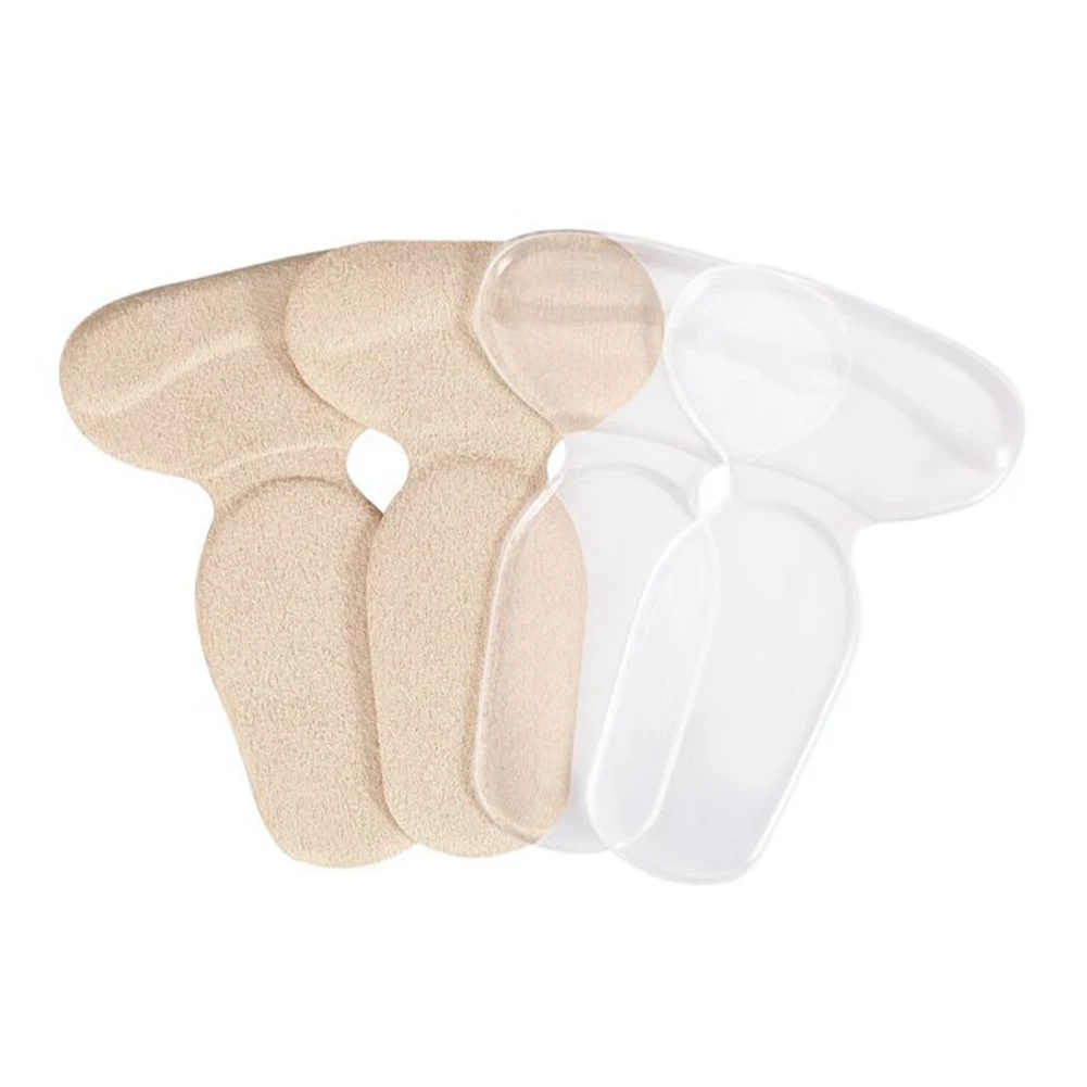 

2pairs Back Cushion Size Reducer Pain Relief 2 In 1 Practical Heel Pad Self Adhesive Protector Gel Grips Liner Insoles Thickened