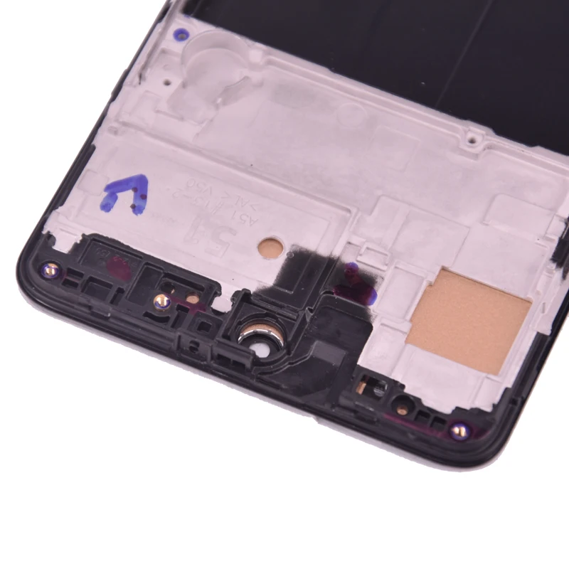 Super AMOLED для Samsung Galaxy A51 A515 LCD A515F A515F/DS A515FD ЖК-дисплей сенсорный экран с рамкой
