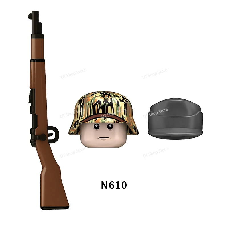 N605-N611 солдаты MOC фигурку строительные блоки творческие персонажи оружие