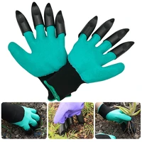 48 garden gloves claw plastic abs garden gloves rubber dig gardening planting durable dwaterproof water outdoor work gloves