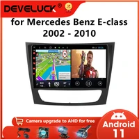 android 10 2 din car radio for mercedes benz e class w211 e200 e220 e300 e350 e240 cls 2002 2010 multimedia player stereo dvd