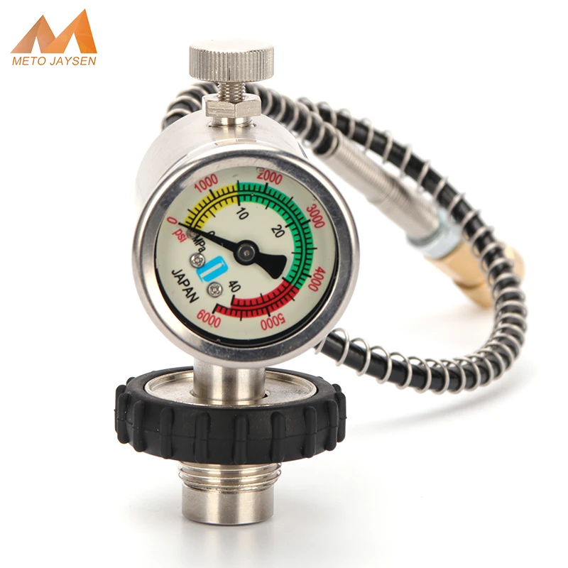 

Scuba Diving Valve G5/8 Male with 50cm Hose and 40mm Gauge