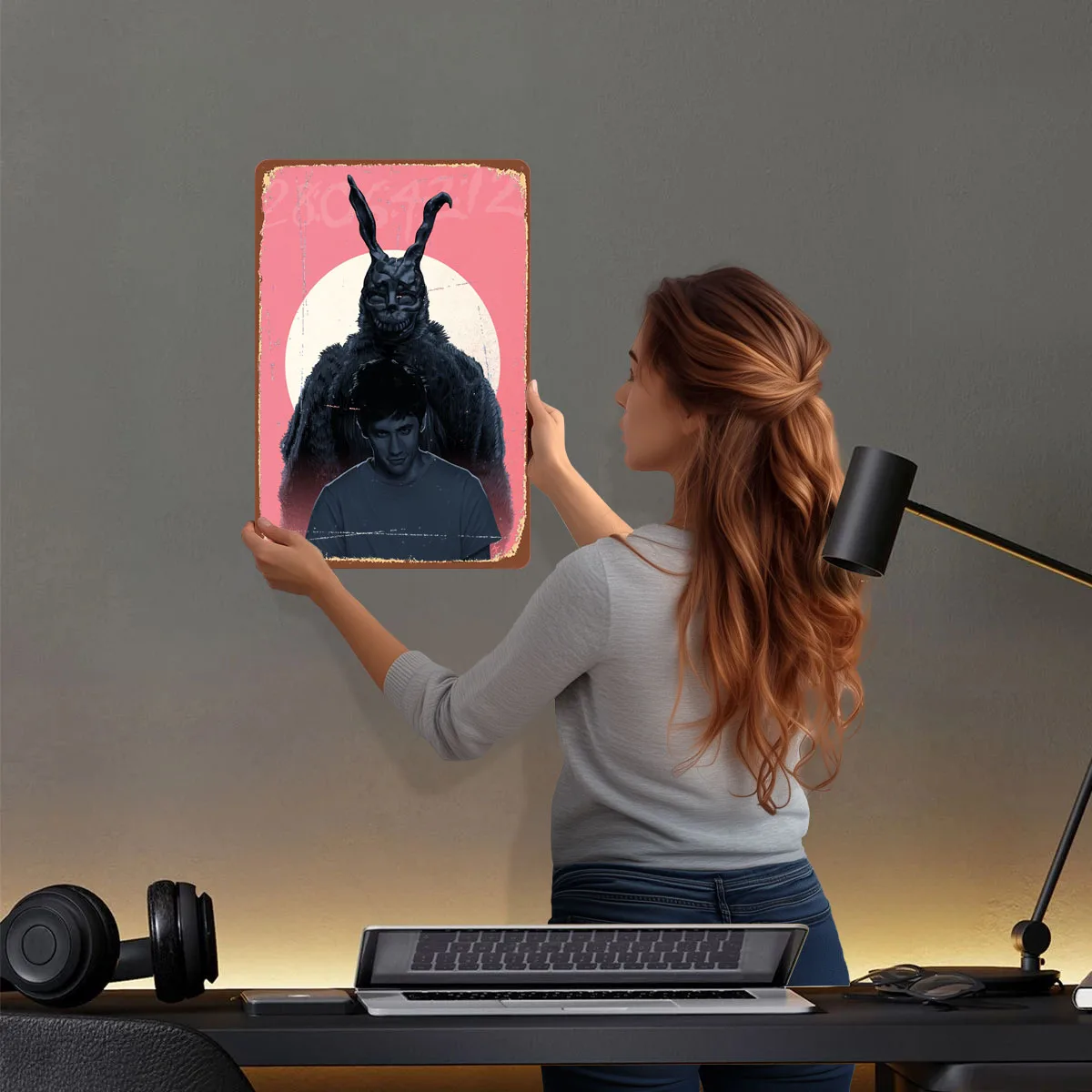 Металлическая вывеска Donnie Darko постер с фильмом декор для украшения комнаты