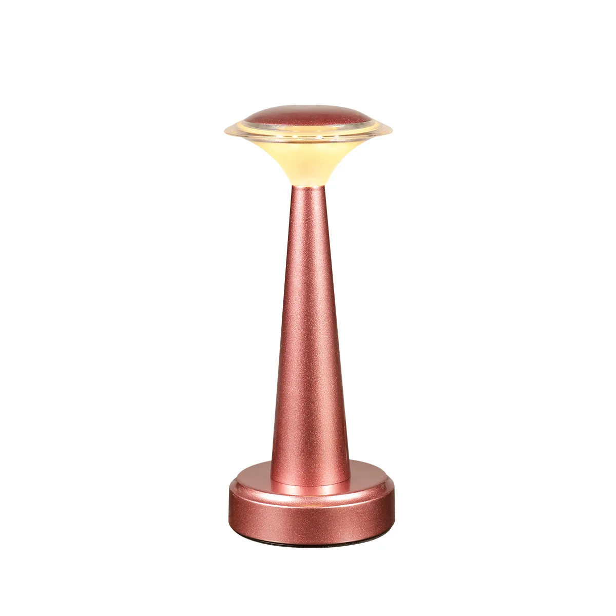 

LED Iron Art Atmosphere Fashion Desk Lamp Touch Dimming Eye Protection Rechargeable Bar Table Lamp For Living Room Bedroom Light