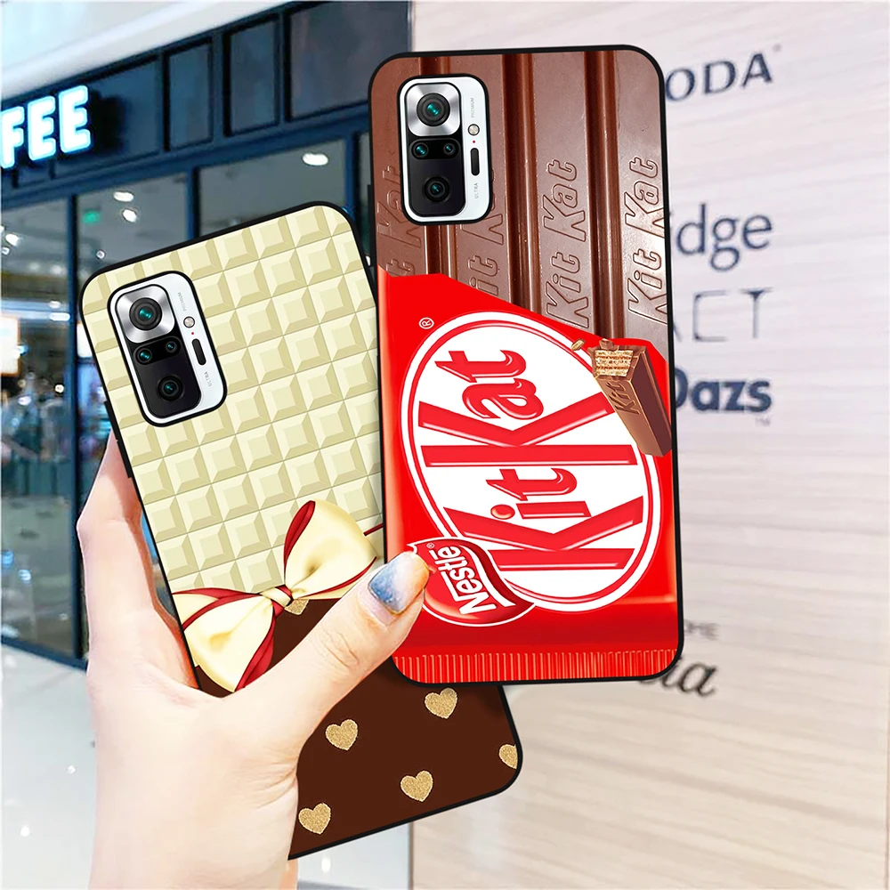 

Cute Chocolate Food for Xiaomi Redmi 10 9 9A 9T 9C NFC 8 8A 7 7A 6 6A 6Pro Redmi Note 11 10 9 8 Pro Max 10 10T 10S 9S 8 8T Case