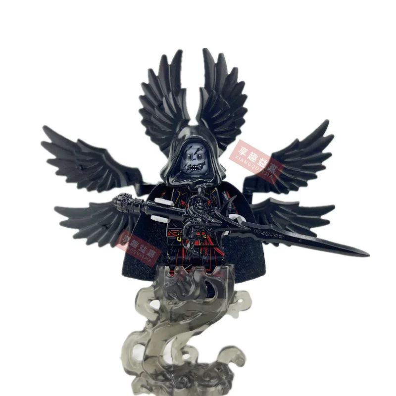 Фото MOC Daemon 4,5 см фильм мультфильм героическая мини-фигурка кукла строительные блоки персонажи аниме модель игрушки подарки фехтовальщик №5