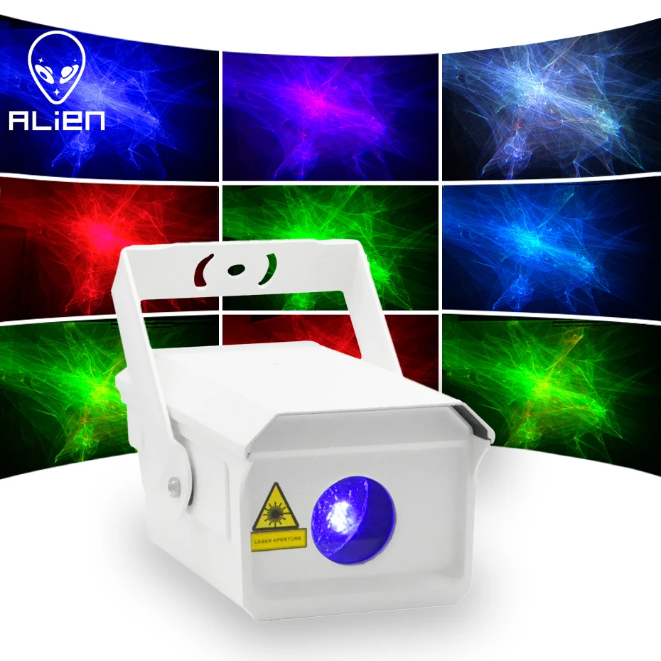 ALIEN 2W водонепроницаемый RGB Aurora лазерный светильник проектор DMX сценический эффект