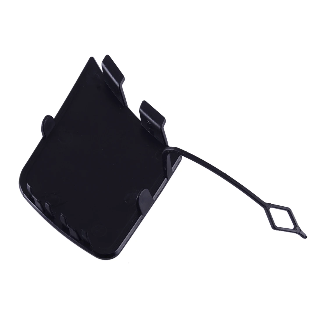 Черный Автомобильный передний бампер буксировочный крючок накладка на глаза