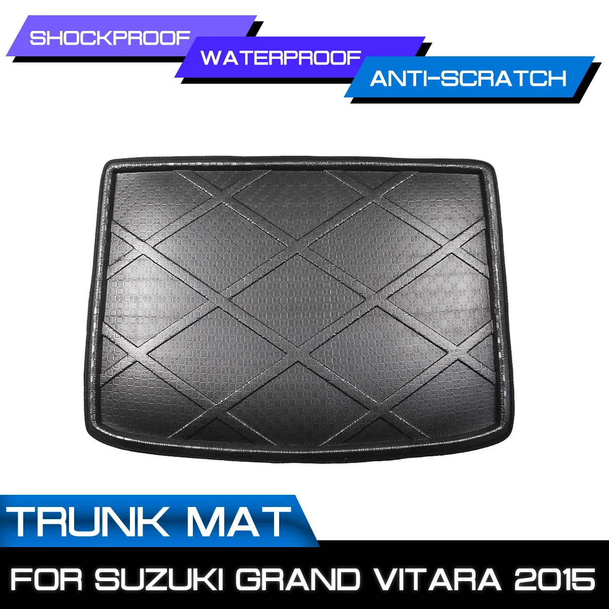 

Автомобильный коврик для багажника, водонепроницаемые напольные коврики, коврик для защиты от грязи, поднос для груза для Suzuki Grand Vitara 2015