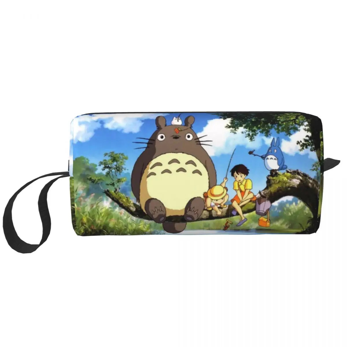 

My Neighbor Totoro Travel Cosmetic Bag Women Forest Spirit Makeup Toiletry Organizer Lady Beauty Storage Bags Dopp Kit Case Box