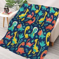 dinosaur blankets kids dinosaur blankets for boys and girls with vibrant colors flannel blankets super soft and warm