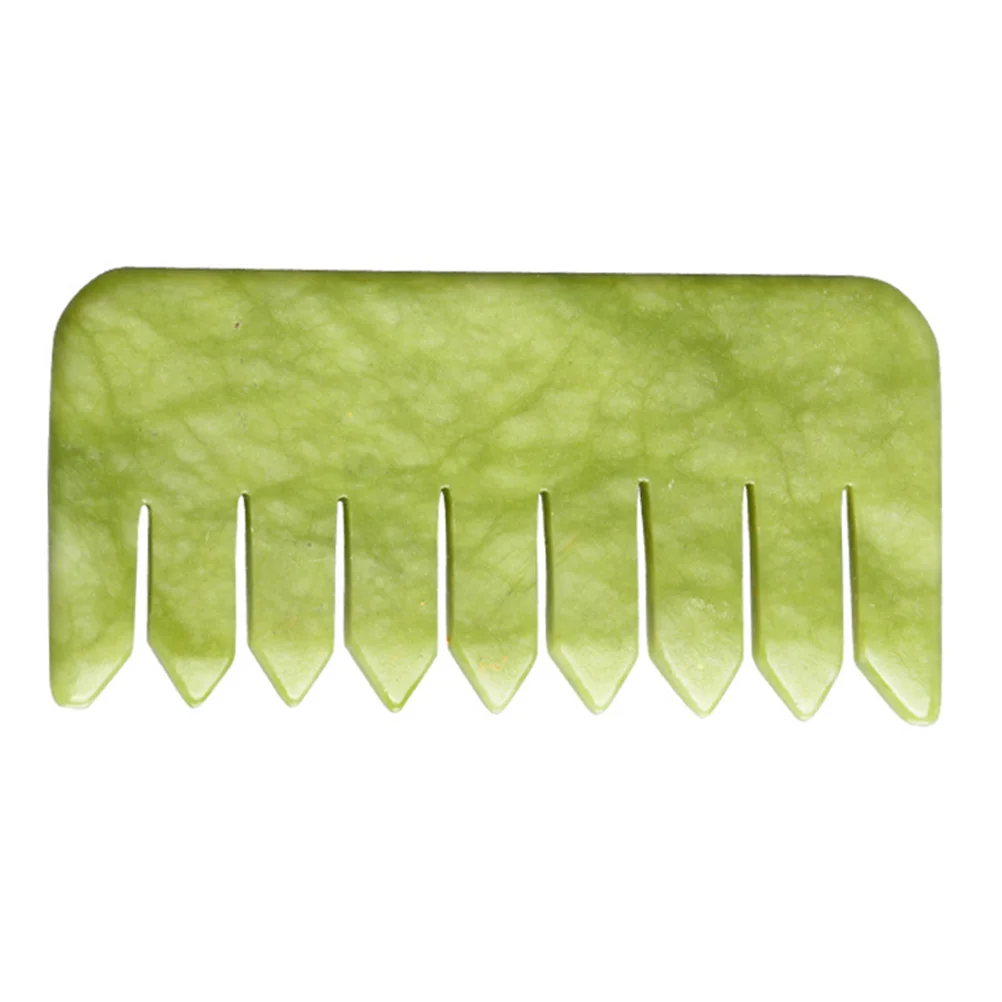 

Comb Hairscraping Jadehorn Scalp Platetooth Head Fine Guasha Practical Women Stick Shape Wide Facial Boardtools Needle Toolcombs