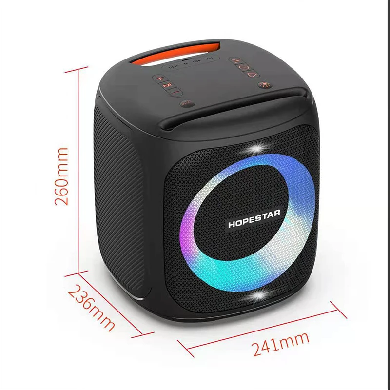 

10W waterproof Wireless speaker super heavy stereo sound support MP3 MP4 audio with TF card USB wireless microphone