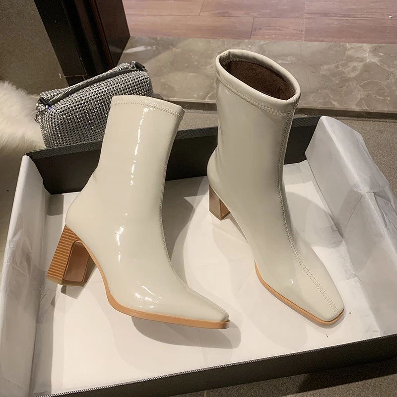

Women's Sexy Boots, Women's Winter High Heels, Warm Women's High Boots, New Spring Women's Elastic High Heels, Women's Shoes