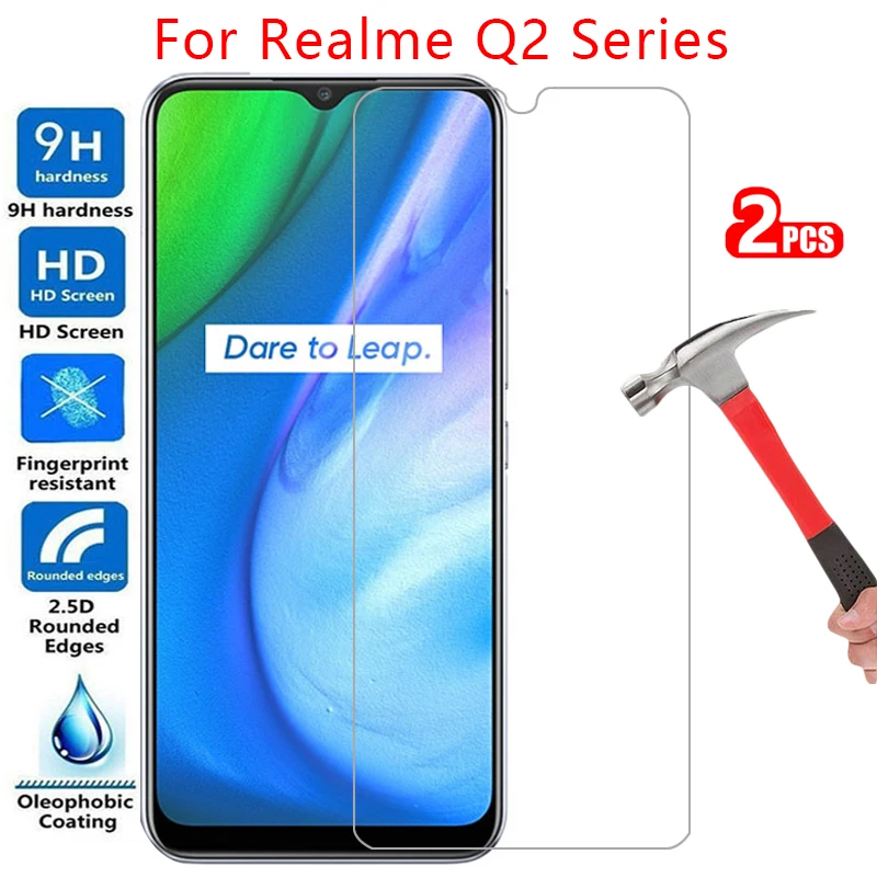 

Закаленное стекло для защиты экрана для realme q2 pro q2i чехол Чехол для realmi q 2 i 2i 2q q2pro защитный чехол для телефона realmeq2