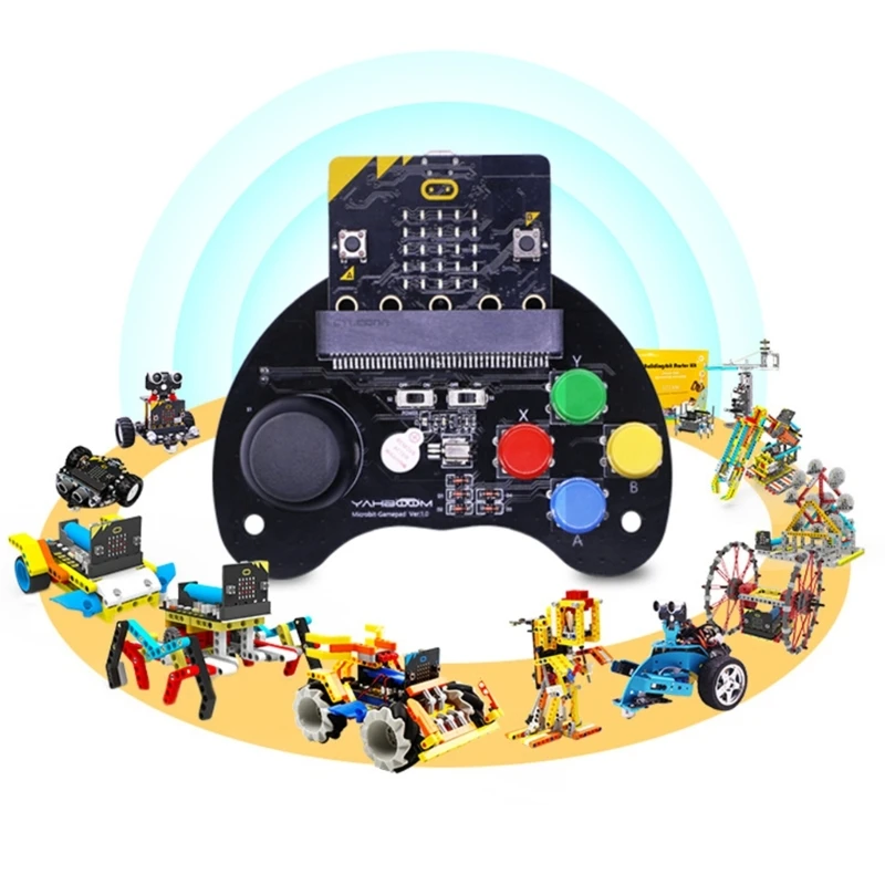 

BBC-Micro:bit Expansion Board Programmable Remote Control Game Joystick Handle DIY Electronic Kit for Robot Car